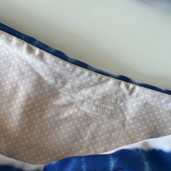 *RARE* ACACIA BIKINI IN ROYAL BLUE TYE DIE SIZE LARGE - Picture 6 of 7